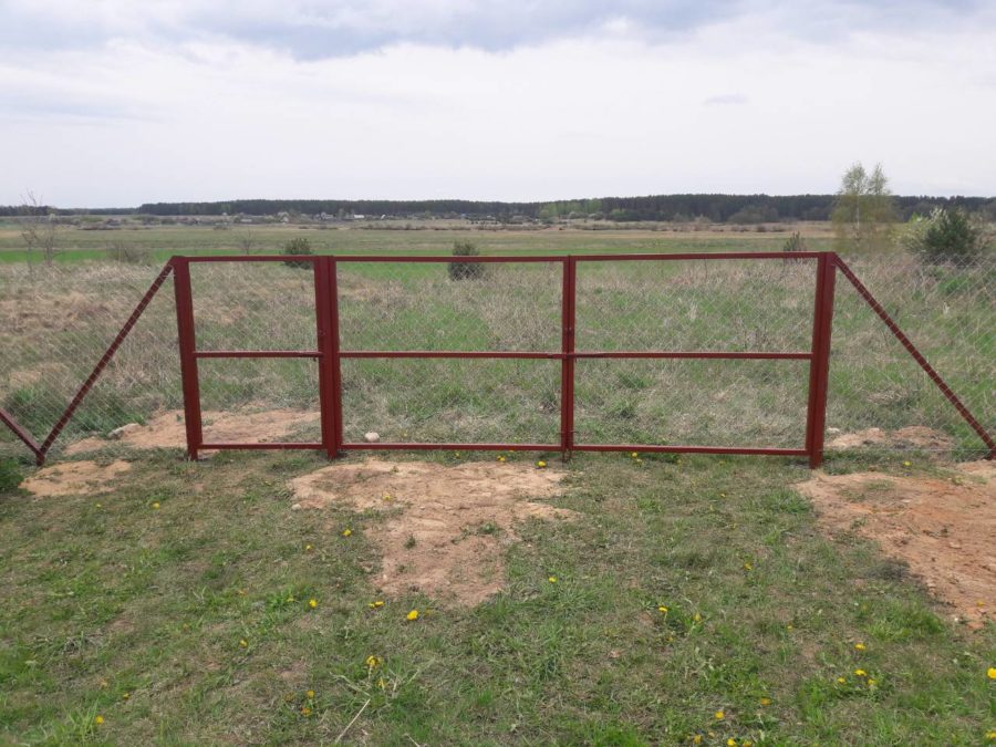 Забор из сетки рабицы 280м с воротами и калиткой фото6 в Полевском