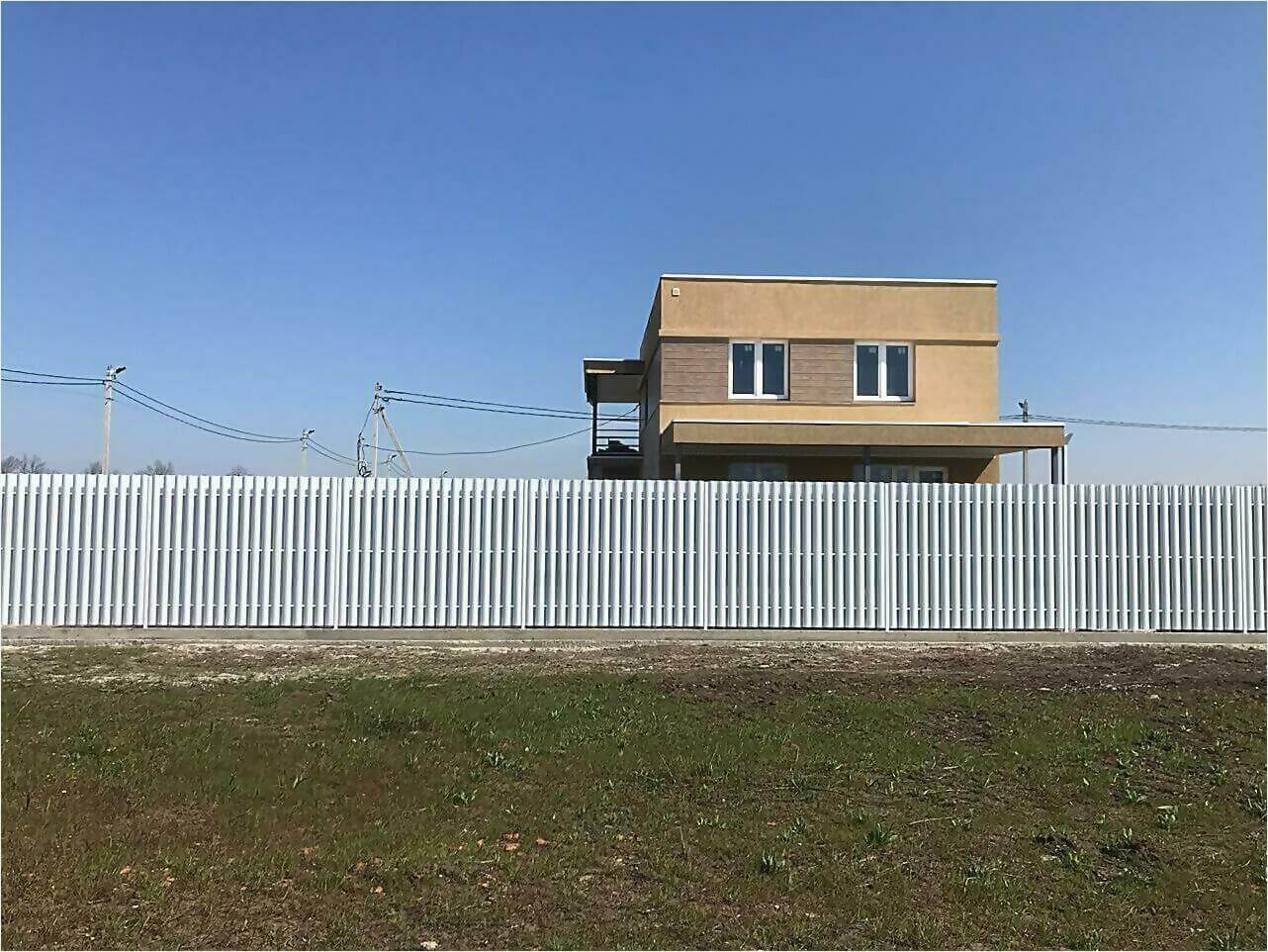 забор из штакетника 95м фото6 в Полевском