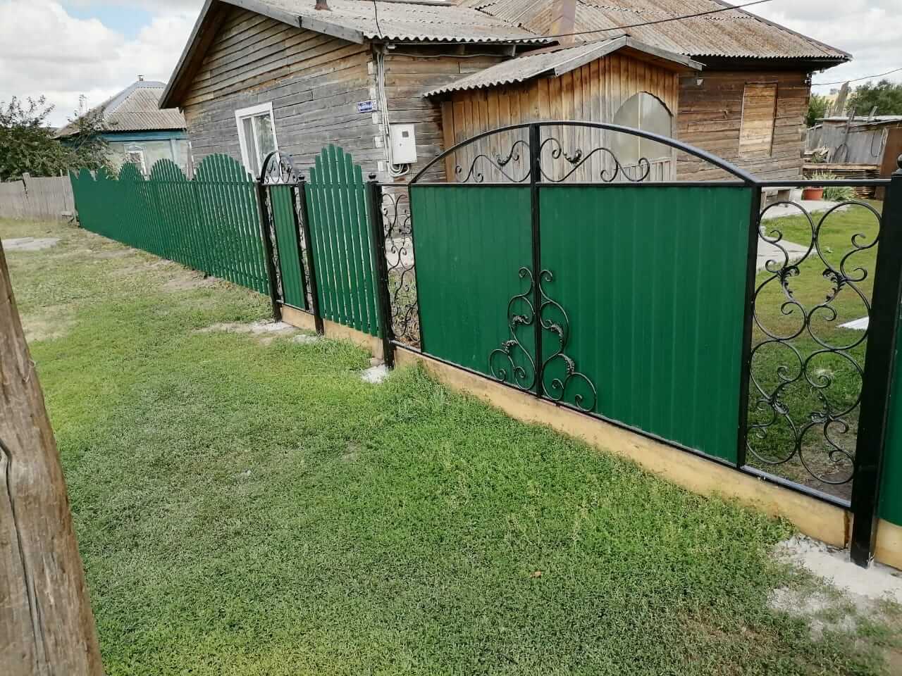 забор из штакетника Зеленый Мох фото5 в Полевском